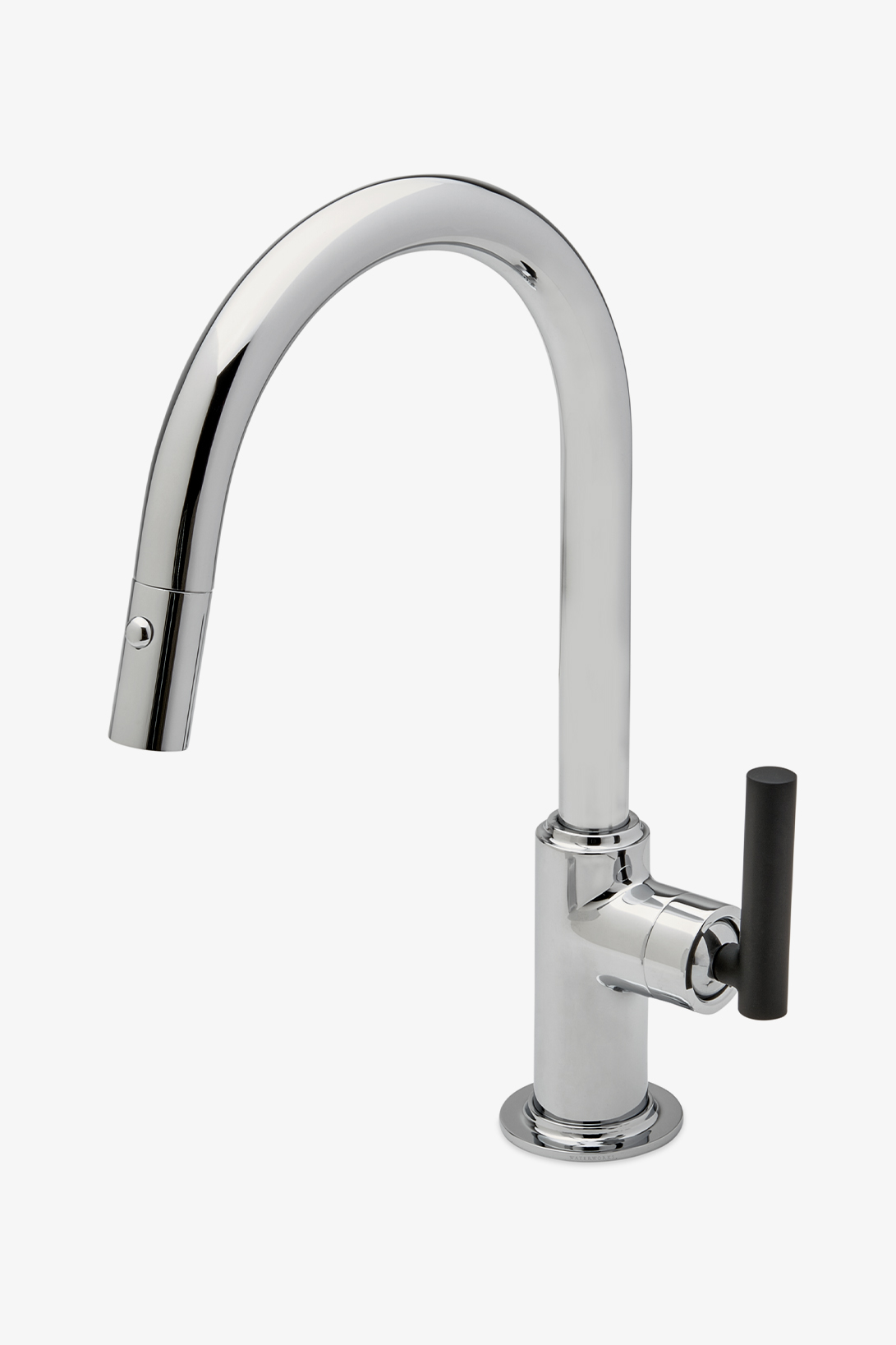 Bond Solo Series One Hole Gooseneck Integrated Pull Spray Kitchen